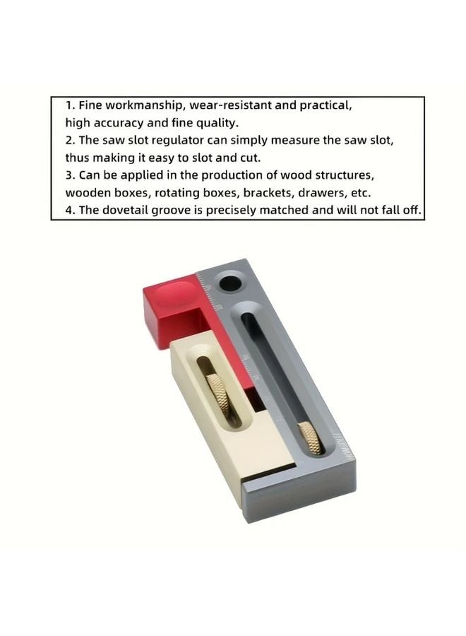 Sawtooth Adjuster Manual Slot Cutter Tool For Cabinet Making Furniture Assembly - Image 5